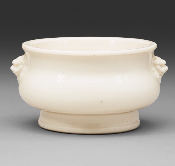 Chinese Blanc de Chine Censer, Dehua ware, 18th century