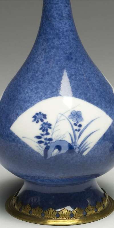 Monochrome Powder Blue Chinese porcelain glaze